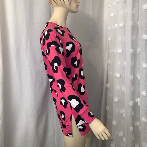 Levaca brand leopard print sweatshirt, size small - Picture 2 of 5
